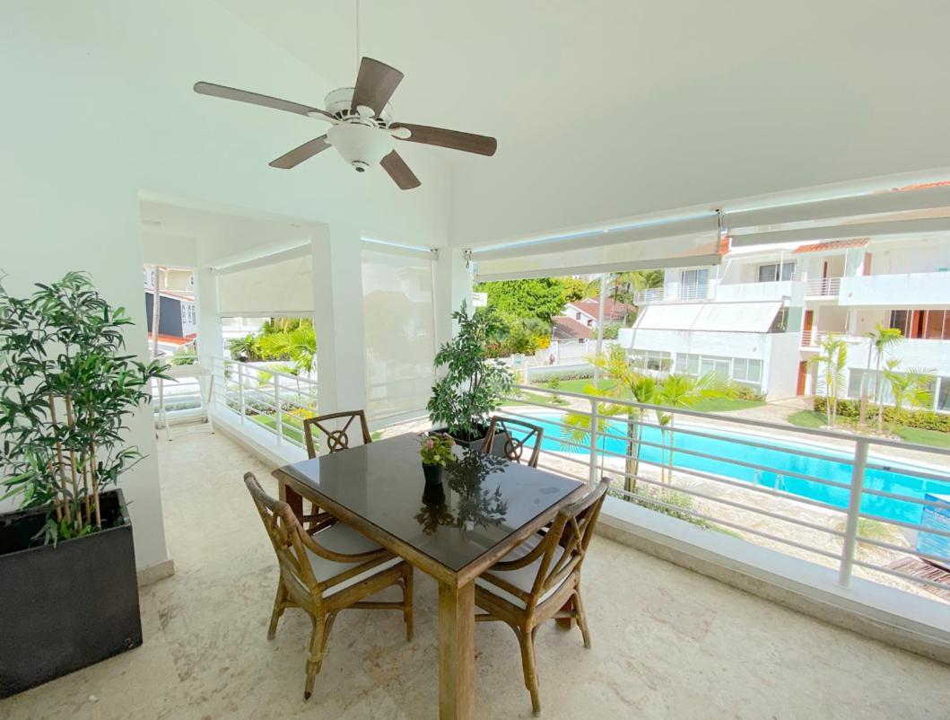 Blue Ocean Beachfront Villas & Apartments - Wifi, Pool, Bbq, Playa Los Corales Punta Cana Luaran gambar